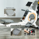 SPORTNOW 16-Level Magnetic Rowing Machine w/ LCD Monitor