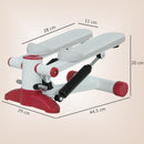 SPORTNOW Mini Stepper Machine with LCD Monitor and Non-Slip Pedals