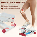 SPORTNOW Mini Stepper Machine with LCD Monitor and Non-Slip Pedals