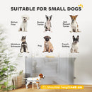 PawHut Retractable Stair Gate, Dog Gate Extends Up To Wide, Grey