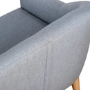 HOMCOM 2 Seater Toddler Chair - Grey