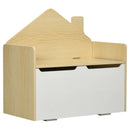 HOMCOM Kids Storage Bench - White