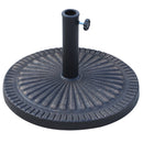 Outsunny 14kg Garden Parasol Base, Round Resin Sun Umbrella Base, Bronze