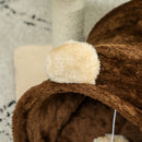 PawHut Cat Tree w/ Scratching Post, Bed, Cat Tunnel, Toy Ball