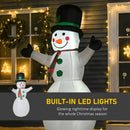 HOMCOM 6.5ft Inflatable Snowman