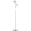 HOMCOM Modern Tree Floor Lamp with 3 Light, for Living Room Bedroom, Silver