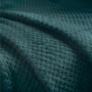 Lewis's Super Soft Waffle Throw - Teal