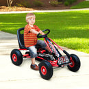 HOMCOM Kids Pedal Go Kart - Red & Black