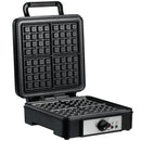 HOMCOM 4 Slice Waffle Maker w/ Deep Cooking Plate Adjustable Temperature1200W