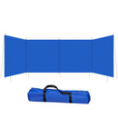 Outsunny Camping Windbreak Portable Wind Blocker Privacy Wall, 5.4m x 1.5m