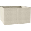 Outsunny 3 x 4(m) Universal Gazebo Replacement Sidewall Set w/ 4 Panels, Beige
