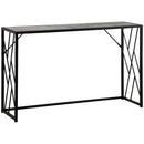 HOMCOM Vintage Sofa Table, Metal Frame Console Table for Hallway Living Room