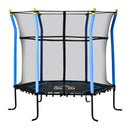 HOMCOM 5.2FT Kids Trampoline w/enclosure Indoor Outdoor for 3-10 Years - Blue