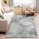 HOMCOM Grey Rug, Modern Abstract Carpet for Living Room Bedroom, 150 x 80cm