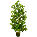 HOMCOM Potted Artificial Plants Bay Leaf Laurel for Indoor Outdoor, 120cm