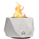 HOMCOM Tabletop Fire Pit, Indoor Fire Pit 15cm Table Top Fire Pit Bowl, Grey
