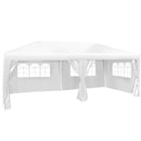 Outsunny Gazebo 3m x 6m - White Garden Shelter