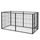 PawHut Heavy Duty 6 Panel Pet Playpen for Small, Medium Dogs, 82.5-150 x 81cm