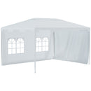 Outsunny 3 x 4 m Garden Gazebo Outdoor Canopy Marquee Party Tent White