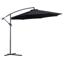 Outsunny Cantilever Banana Parasol 3m -  Black