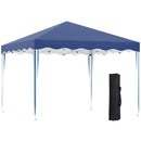 Outsunny 3x3(m) Pop Up Gazebo Marquee Tent for Garden w/ Carry Bag Blue