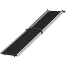 PawHut Dog Ramp for Car Telescoping Pet Ramp w/ Handle, Aluminium Frame Non-Slip