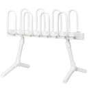 HOMCOM Portable Electric Shoe Dryer Shoe Warmers for Boots 4 Pairs White