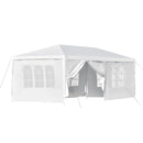 Outsunny 6 x 3(m) Outdoor Gazebo Canopy Party Tent with 4 Removable Side Walls