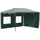 Outsunny 3 x 4 m Garden Gazebo Outdoor Canopy Marquee Party Tent Green