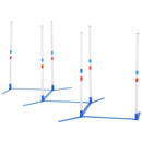 PawHut Dog Weave Pole Set Agility Starter Kit Pet Outdoor Exercise Training Set