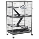 PawHut Small Animal Cages for Chinchilla Ferret Kitten on Wheels W/ Hammock Tray