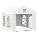 Outsunny 4 x 3 m Patio Garden Party Canopy, BBQ, Camping Gazebo Trent for Garden