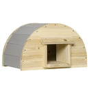 PawHut Wooden Hedgehog House Hibernation Home, for Gardens, 40 x 30.2 x 23.5 cm