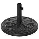 Outsunny 13KG Round Parasol Base Heavy Duty Cement Stand Umbrella Holder Garden