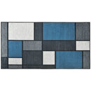 HOMCOM Boho Geometric Blue Area Rugs for Bedroom, Home Large Carpet, 80x150 cm