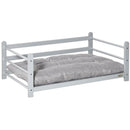 PawHut 95cm Raised Pet Bed Elevated Dog bed For Medium Sized Dogs Cushion