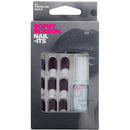Sophy Robson Nail-Its 24 X False Nails Black White Tips