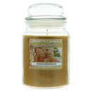 Homestead Candle 18oz Glass Jar Bubble Lid - Gingerbread