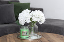 Homestead Candle 18oz Glass Jar Bubble Lid - Lily of the Valley