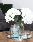 Liberty Candle Homestead Candle 18oz Glass Jar Bubble Lid - Sea Shore
