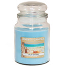 Liberty Candle Homestead Candle 18oz Glass Jar Bubble Lid - Sea Shore