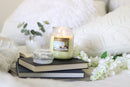 Homestead Candle 18oz Glass Jar Bubble Lid - Pina Colada