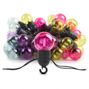 Silver & Stone Solar Powered Party String Lights with 50 Multi Coloured LEDs