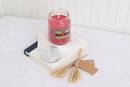 Homestead Candle 18oz Glass Jar Bubble Lid - Hot Whiskey & Maple Syrup
