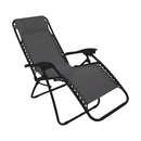 Silver & Stone Bali Valencia Reclining Sun Lounger - Grey