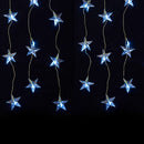 Christmas Sparkle Curtain Lights x 24 White LEDs - Mains Operated