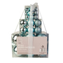 Christmas Sparkle Gift Box of 63 Baubles - Ice Blue