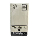 Charisma Stretch Terry Fitted Bed Sheet - Cream