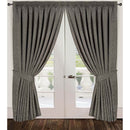 Windsor Jacquard Pencil Pleat Curtains - Grey