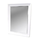 Bevel White Mirror